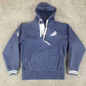 Cuffys Cape Cod Hoodie Medium M Mens Blue Long Sleeve Hooded Pockets